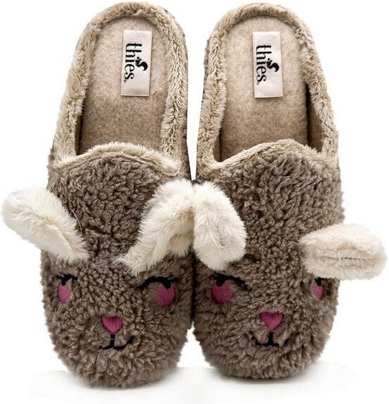 Veganer "thies ® Organic Rabbit Slipper" aus kuscheliger Biobaumwolle