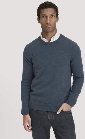 hessnatur Strick Pullover Regular aus Bio-Merinowolle mit Bio-Baumwolle