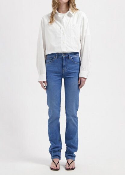 MUD Jeans Damen Jeans Slim Fit "Logan - Fresh Fade"