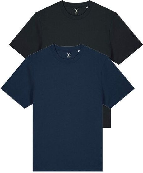 Thumbnail - YTWOO Doppelpack Unisex-T-Shirts aus schwerem Stoff | Bio-Baumwolle