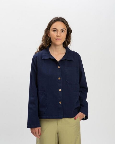 Matona Hemdjacke aus Baumwolle für Frauen / Twill Classic Jacket