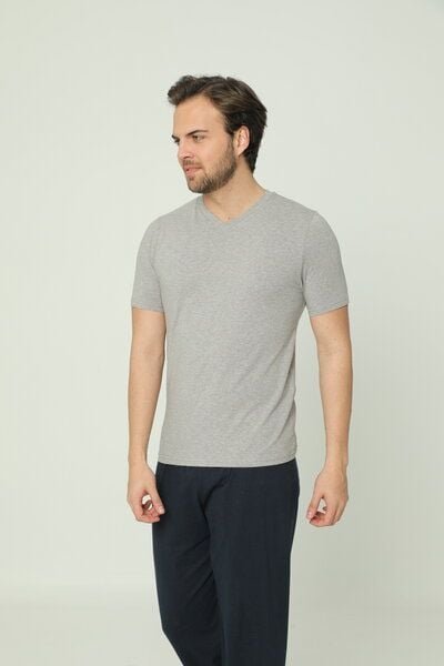 Bruno Barella "3er Pack" GOTS zertifizierte Biobaumwolle Herren T-Shirt