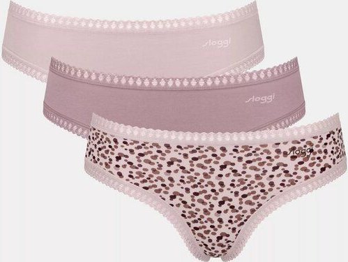 Sloggi 3er Pack GO Crush Hipster Slip Bio-Baumwolle