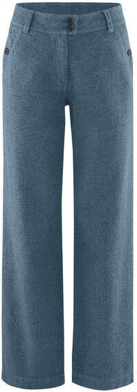 HempAge Damenhose mit Pepita-Muster Hanf/Biobaumwolle
