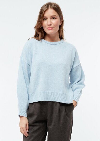 Givn Berlin Cropped Strickpullover GBJELLA aus recyceltem Wollgemisch