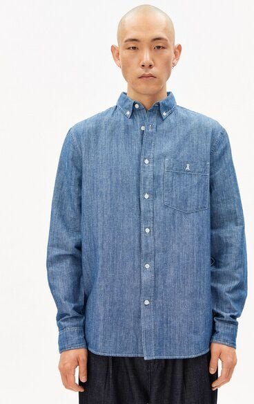 ARMEDANGELS CHAMBRE LINO Herren Hemd aus Bio-Baumwoll Mix