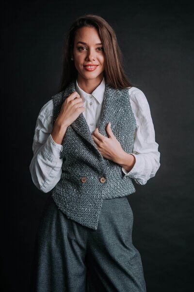 De IONESCU Die Weste „Crisana” aus 100 % Wolle