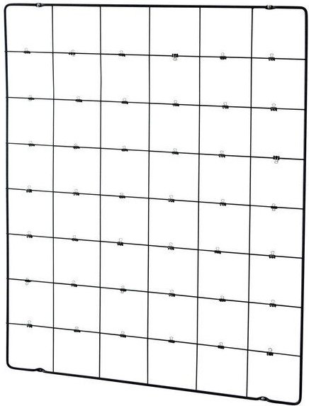 Puhlmann Memo Wandboard Schwarz aus Stahldraht