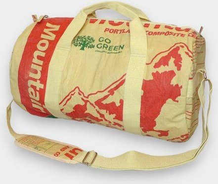 REFISHED fair fashion Tasche 'SPORTY BAG' - upcycelte Zementsäcke