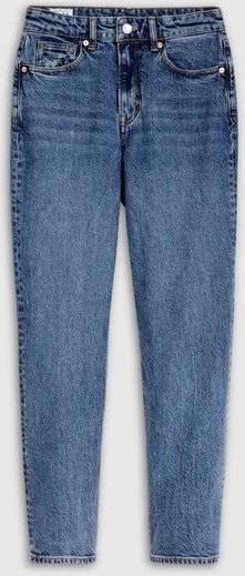 Kings Of Indigo CAROLINE CROPPED STRETCH | ECO XAVIER BLUE MARBLE