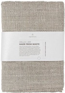 Originalhome Kissenbezug aus recycelter Baumwolle (60x60 cm)