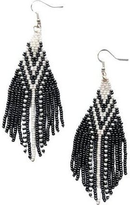 Swahili Coast Quasten Ohrringe - POINT BEADED - Perlenohrringe