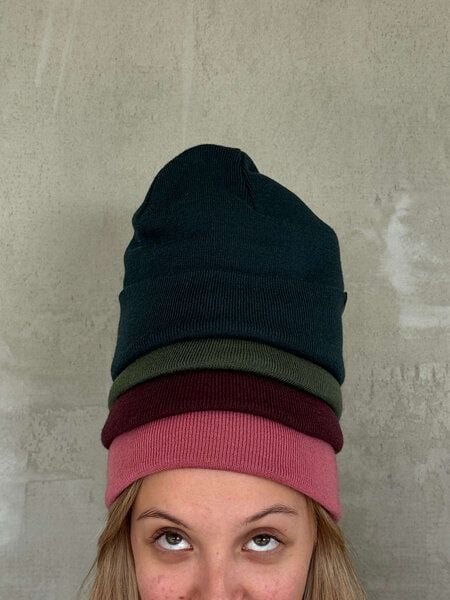 Kopyto WOLF - Glatte Zweilagige Beanie Mütze aus 100% RWS-Merinowolle