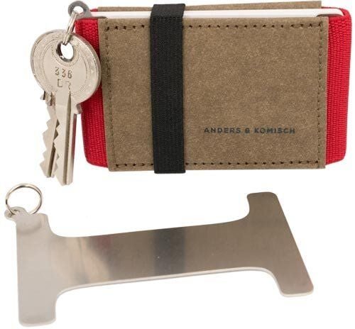 ANDERS & KOMISCH Kleines Portemonnaie mit Schlüsselanhänger für 1-3 Schlüssel