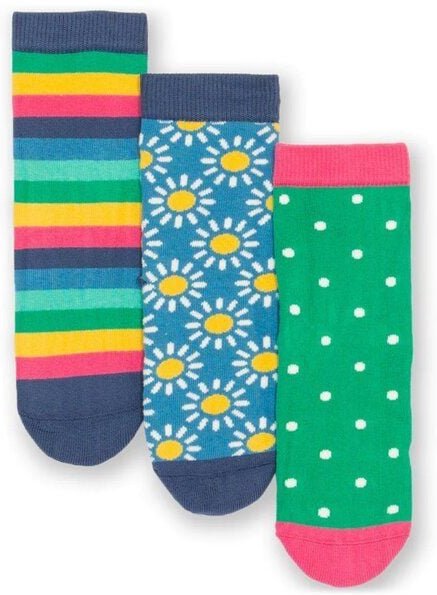 Kite Clothing Bunte Socken 3er-Pack aus Bio-Baumwolle