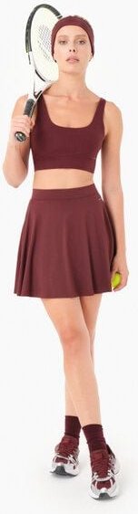 ORGANICATION SUMMER | Sport-Skort mit Innenshorts aus recyceltem Polyamid