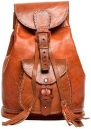 hecho. Lederrucksack "Carla“