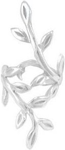 pakilia Silber Ohrringe Zweig Fair-Trade und handmade