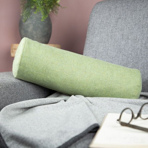 nahtur-design Nackenrolle mit leichtem Lodenbezug | Naturfüllung