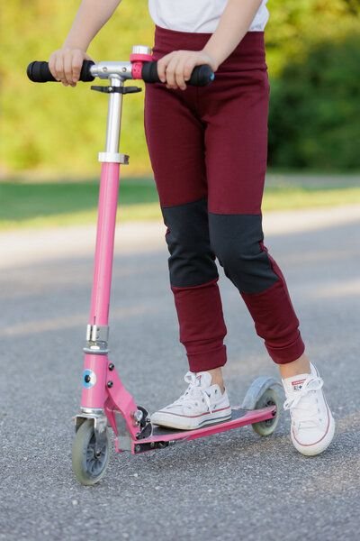 Babbily Verstellbare Thermo Leggings aus Bio-Baumwolle mit robustem Knie