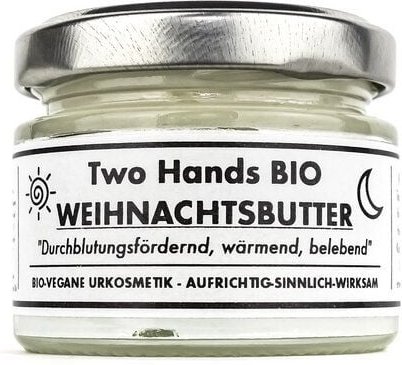Two Hands BIO Weihnachtsbutter mit Bio-Zimt & Bio-Mandarine - Bio Vegan