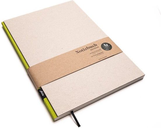tyyp Nachhaltiges großes Design-Notizbuch (Recyclingkarton)