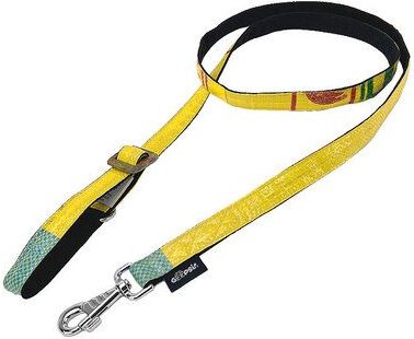 GOOPSI Hundeleine, 2m Führleine - stufenlos verstellbar - recycelt aus Reissack - Fairtrade