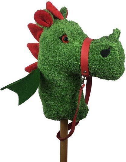 Pat und Patty Steckenpferd mini aus 100 % Baumwolle kbA mit Stab aus Buchenholz