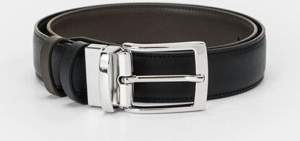 Solari Milano Wendbarer veganer Gürtel | Schwarz Braun