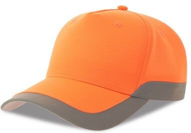 Thumbnail - Atlantis Headwear Atlantis wasserabweisende, gut sichtbare Cap aus recyceltem, reflektierendem Material mit UV-Schutz