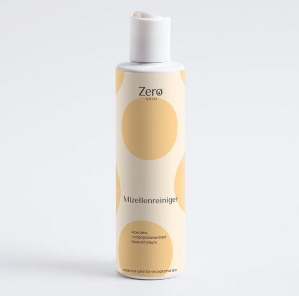 Zero Skin Mizellenreiniger - 200 ml - sanfte Make-up-Entfernung & Reinigung mit Bio-Aloe Vera, Hyaluronsäure, Lindenblüt...