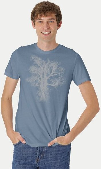 Peaces.bio - handbedruckte Biomode Bio-Herren-T-Shirt Chestnut