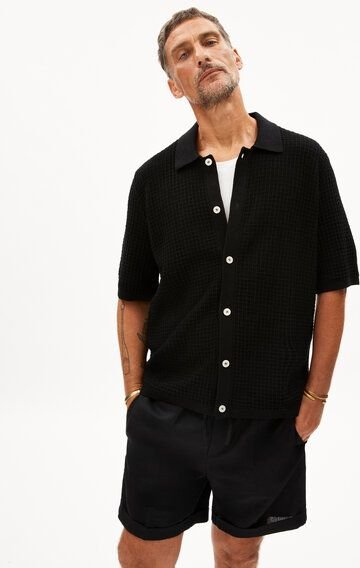 Thumbnail - ARMEDANGELS EDUAARDO Herren Strick-Poloshirt aus Bio-Baumwolle