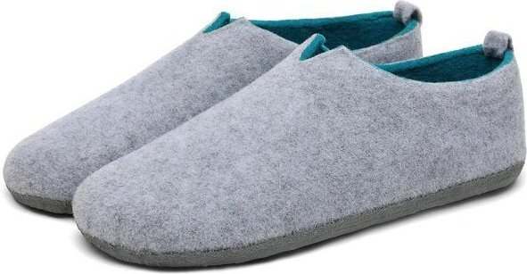 Home & Joy Hausschuhe Filz vegan Hüttenschuhe Pantoffeln Schlappen Pantoletten