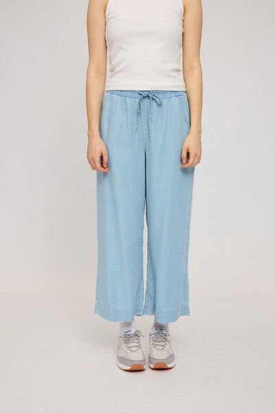 Mazine Weite Hose in Denim Look - aus Lyocell