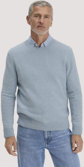 hessnatur Strick Pullover Regular aus Bio-Merinowolle mit Bio-Baumwolle