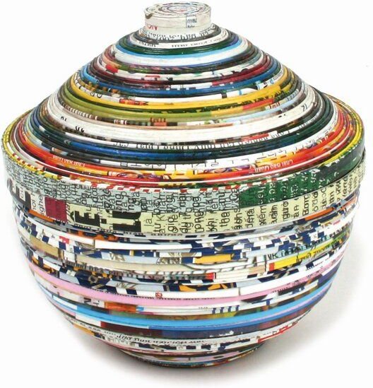 El Puente Dose aus Zeitungspapier