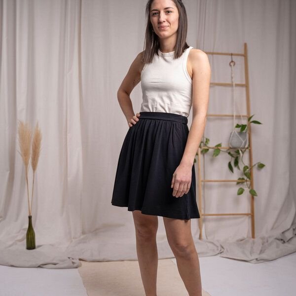 Vresh Clothing Ve - Kurzer Rock aus Tencel-Mix