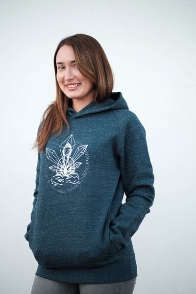 Diamond-Army Crystal Buddha Hoodie