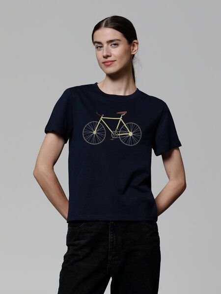 Thumbnail - watapparel T-Shirt Frauen Yellow Bike