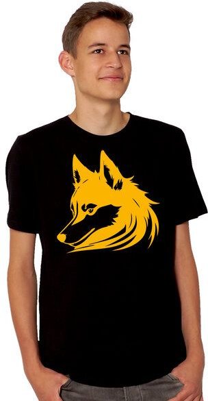 HANDGEDRUCKT "Husky" Männer T-Shirt von EarthPositive
