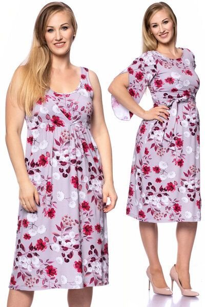 Milchshake 2 tlg. VARIO-SET (LUNA & ESTHA) Umstands-& Stillkleidaus aus Bambus-Viskose