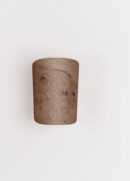 ALMUT von Wildheim Moderne Wandleuchte aus Eiche Lampenschirm aus Naturmaterialien