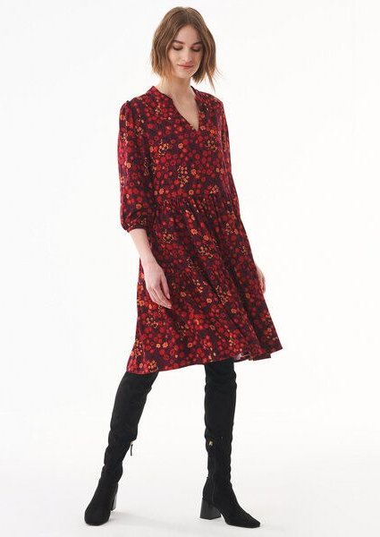 ORGANICATION Kleid aus LENZING ECOVERO mit Allover-Print