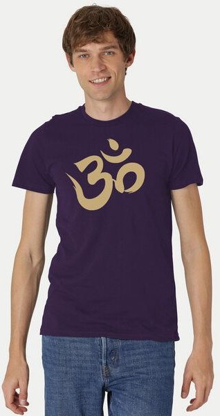 Peaces.bio - handbedruckte Biomode Fit T-Shirt "Om" Herren