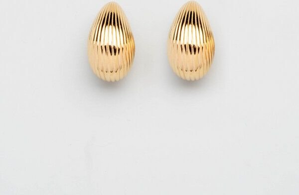 fejn jewelry Ohrstecker 'riffle drop' in Tropfenform