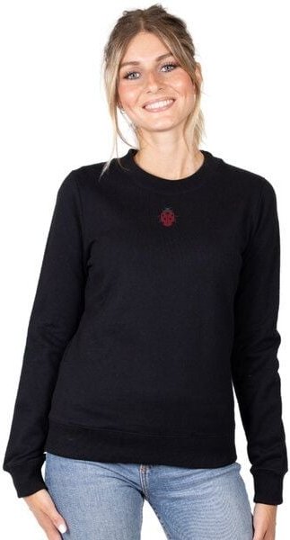 CORA happywear Damen Sweater "Dori" aus Buchenholz Faser | Marienkäfer