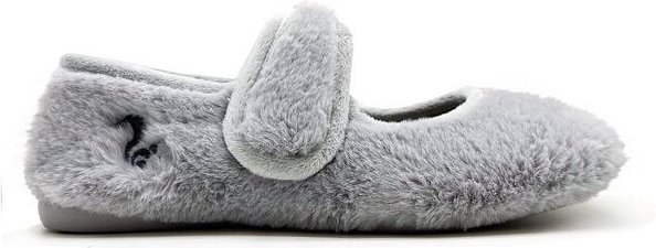 Veganer Hausschuh "thies ® Rec Fur Ballerina" aus ultraweichem, recyceltem Fell, fair produziert