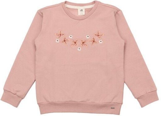 Walkiddy Fancy Flowers Bio-Baumwoll-Sweatshirt, Fair-Trade, Floral Design, Kinderbekleidung – GOTS zertifiziert