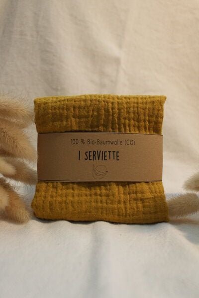 mango.bananen Stoffserviette aus Biobaumwolle